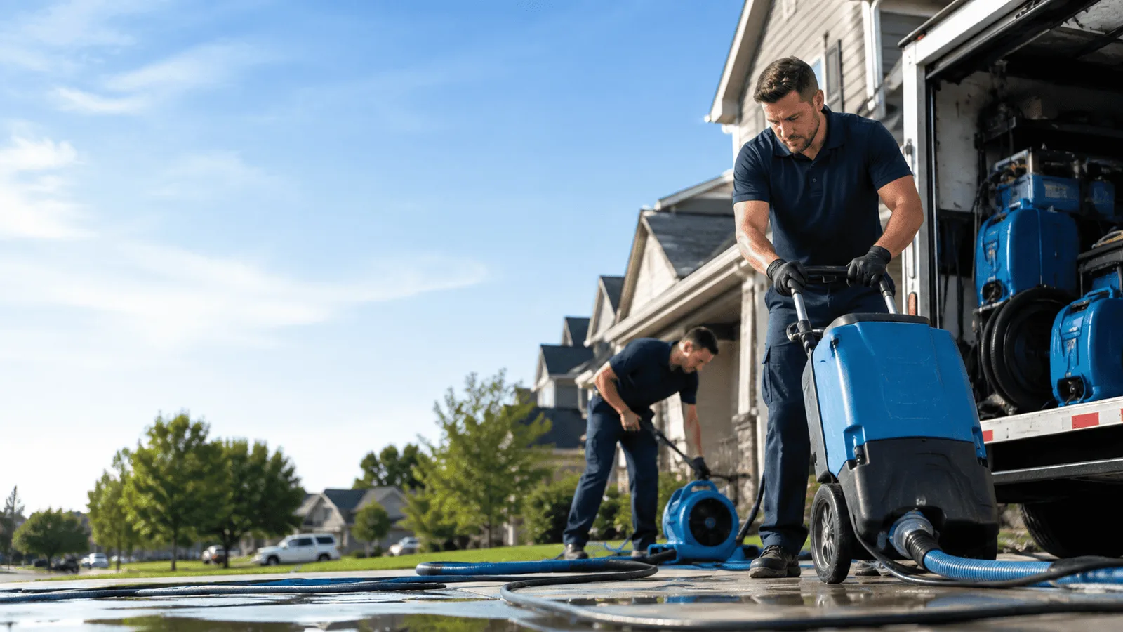 Dehumidification being performed in Rising Fawn, GA